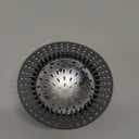 Shower Drain Hair Catcher, Shower Drain Cover, Bathtub Drain Hair Catcher for Pop-Up & Regular Drains (Tall Large - Dark Gray)