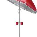 Wondershade Ultimate Portable Sun Shade Umbrella Lightweight Adjustable Outdoor Patio & Beach Umbrella with Tripod Base (Red)