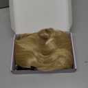 BARSDAR 18 Inch Wavy Beige Blonde Wig - Medium Length Blonde Wig for Women - Middle Part Natural Soft Wavy Synthetic Shoulder Length Wavy Wigs Daily Party Halloween Wig