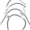 TRQ Brake Hose Set Compatible with 2002 Chevrolet Silverado 1500 GMC Sierra 1500