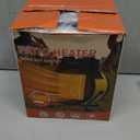 Outdoor Heaters for Patio, 1500W Portable Garage Heater with Overheat Protection & 3S Fast Heating, Non-Slip Cushion, Electric Space Heater for Patio, Garage, Greenhouse, Bedroom, Yellow