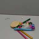 FlidRunest Bird Chewing Toys with Colorful Bells, Conure Wind Chimes Chew Toy with Colorful Stick, Bird Parrot Cage Hanging Bells Toys for Conure, Budgie, Parakeet, Cockatiel, Lovebird