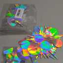 Iridescent Number 16 Circle Dot Twinkle Star Garland Kit Metallic Hanging Streamer Bunting Banner Backdrop Decorations for Girls 16th Birthday Sweet Sixteen Wedding Anniversary Bridal Shower Party