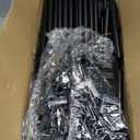 Mavivegue 6 Tier Shoe Rack for 25-30 Pairs of Shoes,Metal Shoe Rack with Hook and Side Pocket for Closet,Entryway,Hallway,Dorm (6 Tier with Hook)