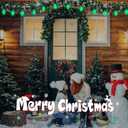 25 Pack C7 Replacement Christmas Light Bulb, Christmas Green Replacemen Bulb C7/E12 Base for Outdoor String Lights Window Candles Chandeliers Salt Lamp, 5 Watt