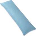 Body Pillow, Cooling Memory Foam Body Pillows for Adults Sleeping, Long Pillow for Bed, Big Large Firm Full Body Pillow for Side Sleeper, 20x54 Inch, Cooling Blue