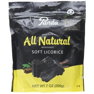 Panda Licorice Soft Chews Black, 7 Oz, BB Date: 12/09/26