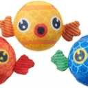 Barkbox Dog and Puppy Toy Guppies Trio of Tennis Balls for Tough Chewers, Fun Fetch and Perfect for Playful Pups, Durable, Engaging and Entertaining, Dog Toys to Keep Them Busy