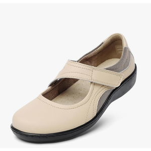 Women's Classic Comfort Mary Jane Flats Fashion Casual Dress Shoes Cute Closed Toe Slip On Lightweight Breathable Walking Shoes, Size 8