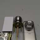 TEEHO TE003 Keyless Entry Keypad Door Lock with Handle, Electronic Digital Smart Deadbolt Locks with 2 Backup Keys, Door Knob with Code for Front Door Bedroom, Auto Lock, Easy to Install, Satin Nickel