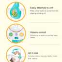 KiddoLab Baby Crib Mobile with Relaxing Music. Includes Ceiling Light Projector with Stars, Animals. Musical Crib Mobile with Timer. Nursery Toys for Babies Ages 0 and Older (New 2025 Model)