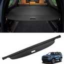 Cargo Cover for Toyota 4Runner 2025 2026 Accessories Retractable Trunk Cover Security Shielding Shade Cargo Luggage Cover Trunk Privacy Protection (Carbon Fiber Texture)