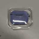 Lerobo Flower Engraved Cover for Airpod Pro Case 2nd 1st Generation Cute, Full Protective Soft Silicone Case Compatible with Apple AirPod Pro/AirPods Pro 2 Case USB C, Front LED Visible, Lavender Gray