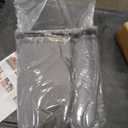 LazBlinds Thermal Insulated Door Curtain Fit Door Size 32"x 80"(284x220cm), Magnetic Hands-Free Self Seal Door Cover, Weatherproof Oxford & Cotton Fiber Fill Blanket for Winter to Keep Warm, Grey