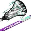 Franklin Sports Women's Lacrosse Stick - Ambush Lacrosse Stick for Women + Girls - Official Game + Training Lax Equipment - 30" Aluminum Shaft - Complete with Shaft + Head