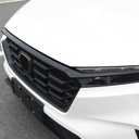 CTH for Honda CR-V 2023-2026 Front Engine Lid Grille Molding Decorative Cover Trim Car Accessories 3pcs (Glossy Black)