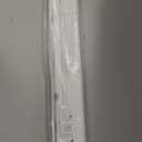 Cordless Vinyl Mini L Blinds 29" W x 64" H, 1" Slat White Horizontal Windows L Blind for Door, Shades, Camper, Light Filtering, Interiors, Arrive 1/2 Inch Narrower Indoor