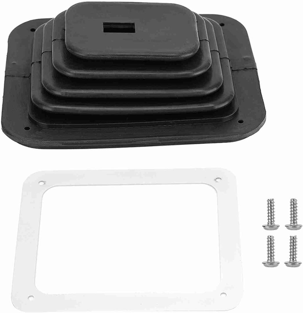 350 Shifter Boot Cover, Shifter Boots, Car Gear Shift Cover Dust, Rubber Shift Boot, 6.69 x 5.51in Manual Automatic Shifter Boot Replacement Parts Easy to Install