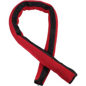 Red 48'' Zippered Neoprene Cable Sleeve, Heavy-Duty Trolling Motor Cable Sleeve & Outboard Motor Sleeve - Universal Boat Wire Cover for Rigging Protection, Fits for Minn Kota MotorGuide Mercury Yamaha