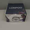 LONPOO CD Players Portable Boombox with FM Radio/USB/Bluetooth/AUX Input and Earphone Jack Output, Stereo Sound Speaker & Audio Player,White