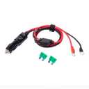 Heavy Duty 12AWG Male to Male Cigarette Plug Cigarette Lighter Adapter Charger Cord With LED Lights 6ft (6FT)