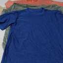 Real Essentials 5 Pack: Mens Short Sleeve Dry Fit Active Crew Neck T Shirt - Athletic Running Gym Workout Tee Tops (X-Large)