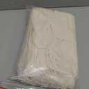 50 Pcs Muslin Burlap Bags with Drawstring 8 x 10 Inch, Small Cotton Pouches