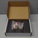 VARIART Mosaic Tiles 1600 Pcs/2Pounds,Stained Mosaic Glass PiecesGlass Mosaic Tiles for CraftsHome Decoration and DIY Enthusiasts. (Mix Rainbow-Small)