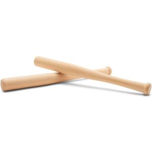 Wood Baseball bat 12 Inch Pack of 10 Unfinished Mini Wood Baseball Bat, Small Bat, Party Decor, Bedroom, Crafts, by Woodpeckers