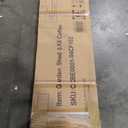 6x8 FT Metal Tool Shed, Galvanized Steel Large Outdoor Storage Shed, Storage Shed Equipped with Vents, Tool Shed with Door and Padlock, Ideal for Backyards, Patio Lawns and Outdoor, Brown White