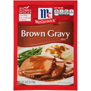 McCormick Brown Gravy Mix, 0.8700-ounces (Pack of24)By SEP 22 2027