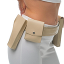Adjustable Belt with Pockets Holster for Women's Women Cream Cosplay Halloween Costume Warrior White, One Size