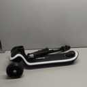 3-Wheel Light-Up Kids Scooter, 20 Different Light Patterns,Three Adjustable Heights,Lean to Steer, Balance Scooter for Ages 3-8 (Black)