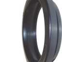 2 x Grand General 80473 Black 4" PVC Rubber Round Grommet