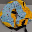 Recovery Donut Collar for Dogs & Cat,Inflatable Dog Cone Collar Alternative After Surgery,Soft Cone for Large Medium Small Dog,Adjustable Pet Neck Donut(Blue,Large) (LNeck 14"-18")