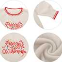 Ugly Christmas Sweater Women Cute Lights Print Sweater Funny Xmas Tree Holiday Knitted Pullover Tops (Medium, Apricot)