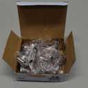 Urban Deco 16PK Table Number Holders Place Card Holders 1.7 Inch Table Card Holders Steel Card Holders for Photos, Food Signs, Memo Notes, Weddings, Restaurants, Birthdays(Silver)