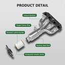 Upgrade Catalytic Converter W/Gasket Kit Compatible with 2012 2013 2014 2015 2016 2017 Hyundai & Kia - Accent, Veloster Rio Soul L4 1.6L Replace #674 891, 285102BEF1 Direct-fit(EPA Compliant)