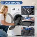 Dog Bed Mat, Soft Foam Kennel Pad Washable Pet Dog Crate Pad with Anti-Slip Bottom for Small/Medium Dogs, Black 31"x20"