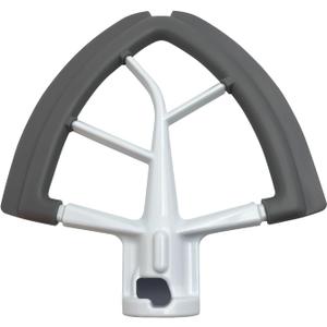 Flex Edge Beater, Stand Mixer Accessories and Attachments, Standing Mixer Accessory Fits Tilt Head Stand Mixer for 4.5-5 QT Mixing Bowl, Silicone Edges