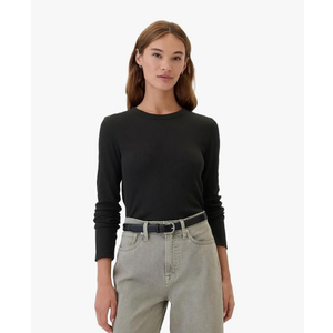 GAP Women's Long Sleeve Waffle Knit T-Shirt, XS