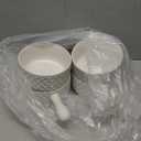 DOWAN French Onion Soup Bowls, 18 Oz Soup Bowls with Handles, Oven Safe Stackable Ceramic Soup Crocks for Chili, Beef Stew, Microwave & Dishwasher Safe Set of 4