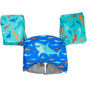 SwimWays Swim Trainer, US Coast Guard Approved Life Vest Kids Swim Vest (Shark)