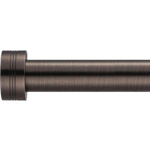Nickel Curtain Rods 18 to 88 inches,1 Inch Modern Metal Drapery Rods,Adjustable Heavy Duty Curtain Pole Suitable for Bedrooms and Living Rooms(18"-88"Antique Nickel)