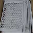 Furologee Kitchen Bakers Rack with Hutch, Coffee Bar Station 4 Tiers, Microwave Oven Stand with 6 S Hooks and Pegboard, Kitchen Microwave Rack for Spice Organizer Workstation, White (22inch)