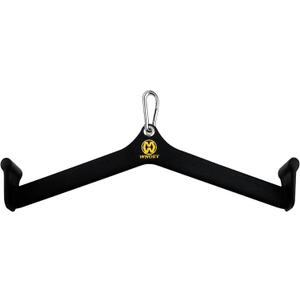 WNOEY LAT Pull Down Bar with Ergonomic Handle, Tricep Bar Back Strength Training Handle, Grips Cable Back Attachments for Home Gym (24Inch)