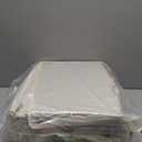 INSTY Shoe Organizer for Closet, 2 Pack Foldable Shoe Storage Containers, Fits up to 16-32 Pairs, Adjustable Dividers for Shoe Organizer, Fabric Shoe Storage Bins with Clear Cover, Beige