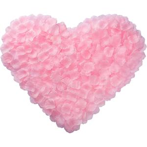 3000 PCS Pink Artificial Silk Rose Petals for Romantic Night, Wedding, Party, Anniversary Flower Decorations