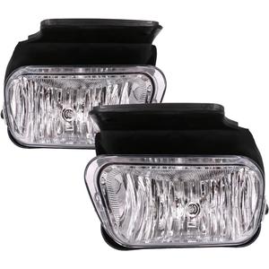KYYET Driving Fog Lights Lamps Compatible with Chevy Silverado 2003 2004 2005 2006 2007 Avalanche 2002-2006 Clear Lens