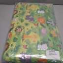 Cuddly Kiddos Jungle Safari Toddler Nap Mat - 1-Inch Memory Foam Nap Mat for Ages 2-6, Hypoallergenic, Non-Slip, Easy-Clean, Ideal Sleeping Bag for Kids in Daycare, Travel, and Sleepovers